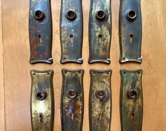 Sold Separately. Decorative Backplates with Keyholes.  Vintage Escutcheon Plates.  Cottagecore!