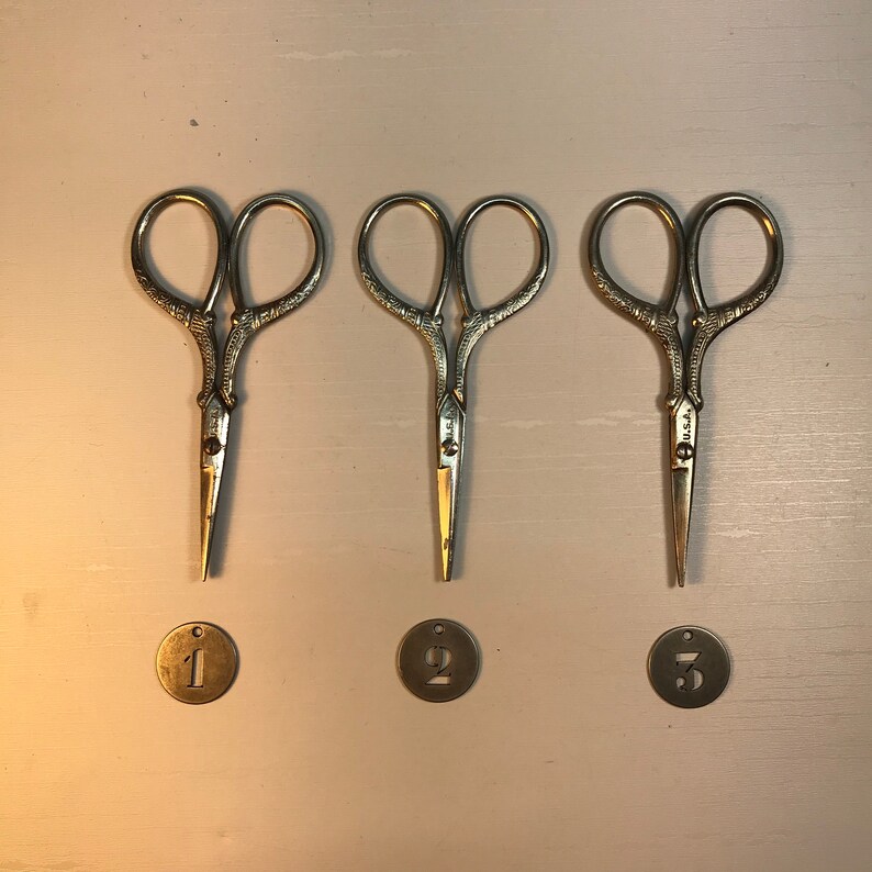 Sewing Embroidery Shears Scissors Filigree Etsy