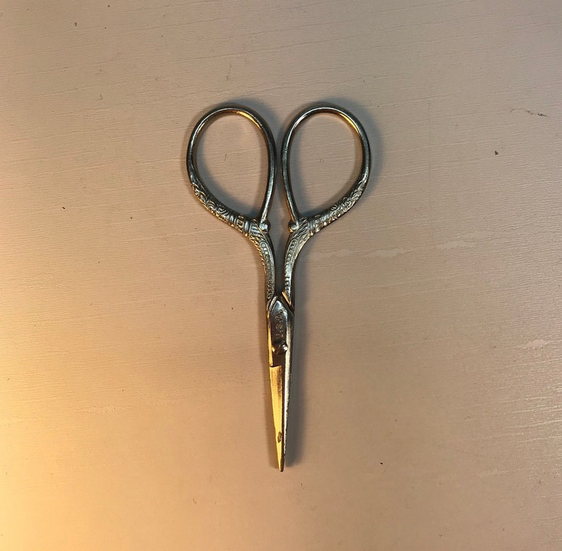 Sewing Embroidery Shears Scissors Filigree Etsy