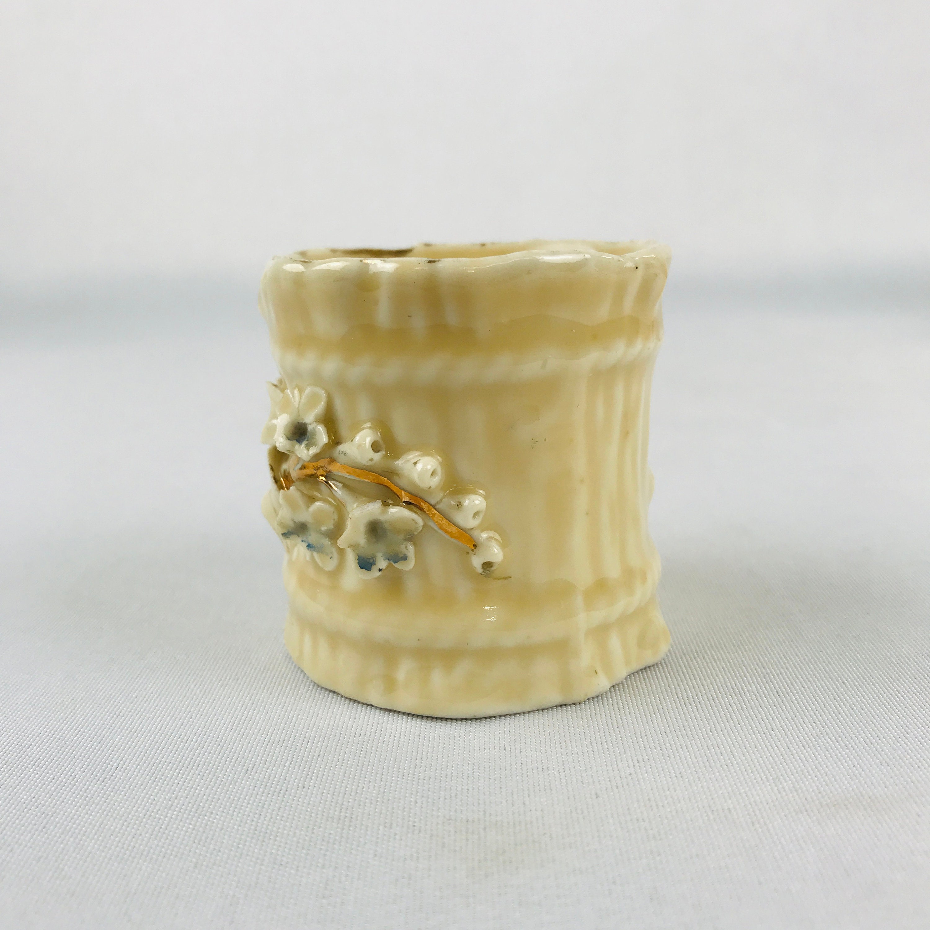 Vintage Handmade Ceramic Toothpick Holder Bud Vase Cup Folk Etsy