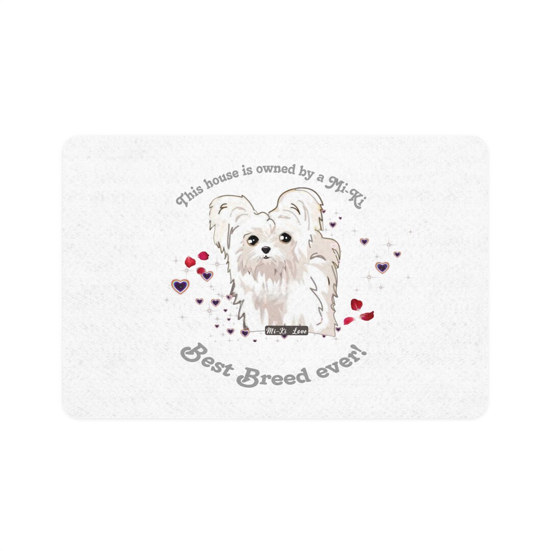 Miki Pet Food Mat 12x18 Etsy
