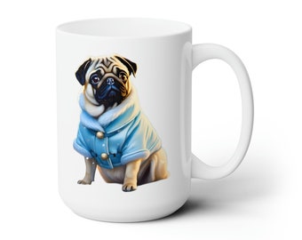 Pug 1 Ceramic Mug 15oz