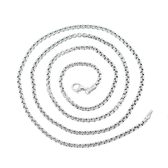 Odinstone 925 Sterling Silber Kette 1,2 Mm Box Chain