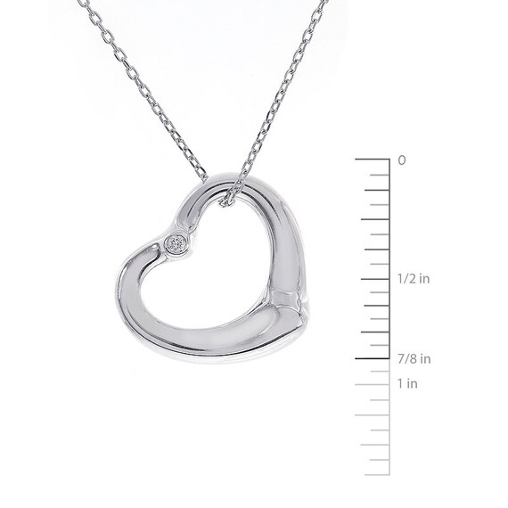 Tiffany & Co. Else Perreti Open Diamond Heart Pen… - image 3