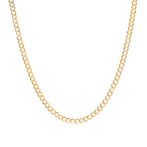 Curb Chain 3.6 Mm 14K Yellow Gold Necklace