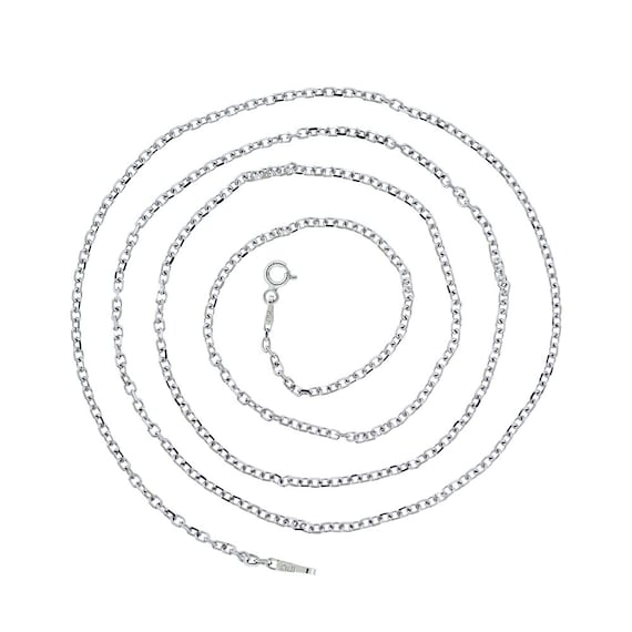 Collana A Catena Rolo In Acciaio Inox, Tipo Belcher, Fibbia