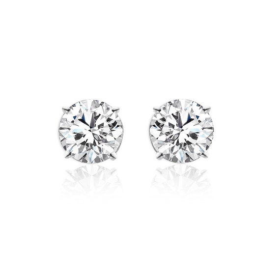 Damen 14K Weißgold 0.28 CTW Diamant Ohrstecker - Österreich