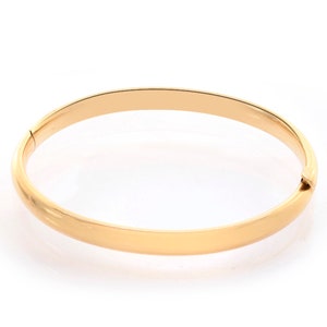 Kid&#39;s 14K Yellow Gold Classic Bangle Bracelet