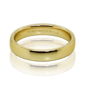 Men&#39;s Wedding Band 14K Yellow Gold