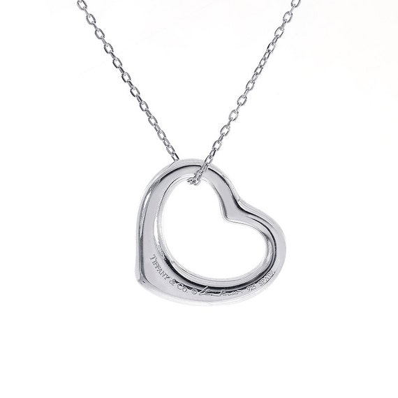 Tiffany & Co. Else Perreti Open Diamond Heart Pen… - image 2