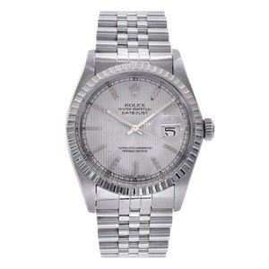 Rolex Datejust 36mm Stainless Steel Watch Silver Index Dial 16030