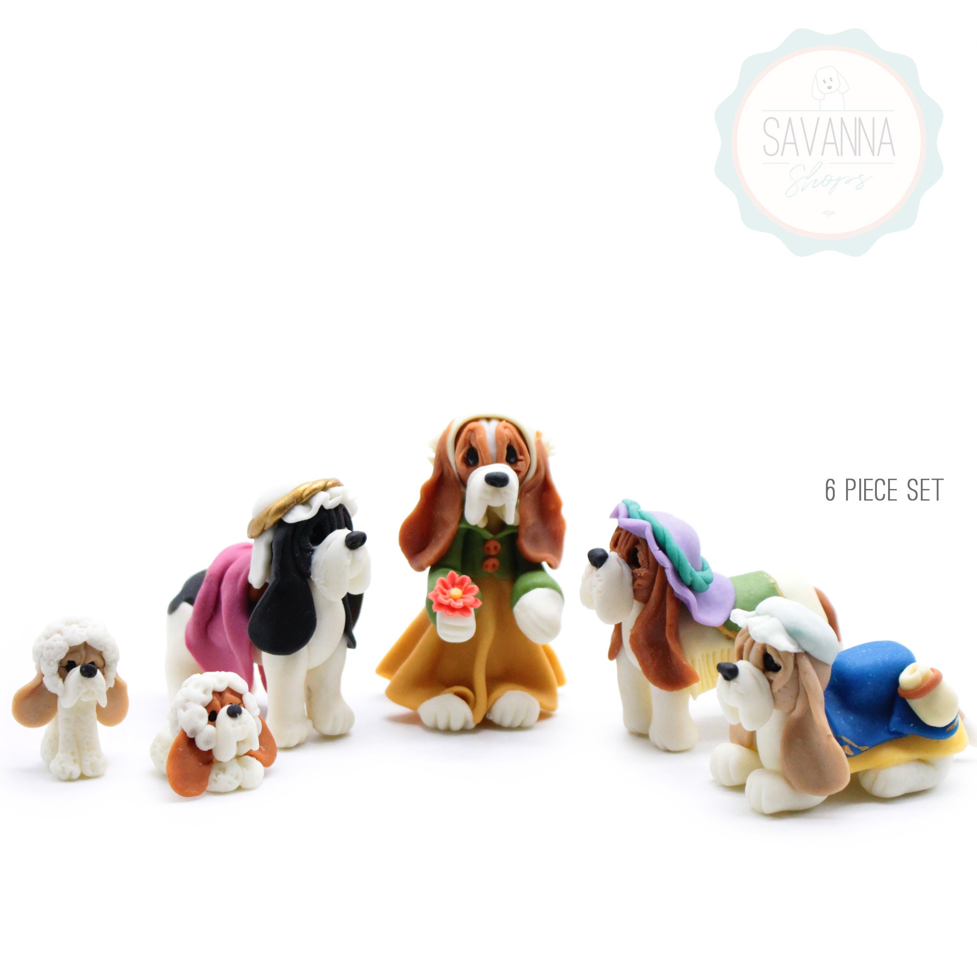 Dog Nativity Basset Hound Nativity Sets Etsy Ireland