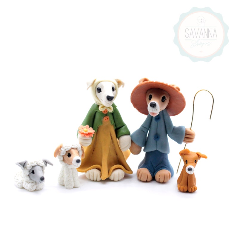 Dog Nativity Greyhound Nativity Sets Etsy