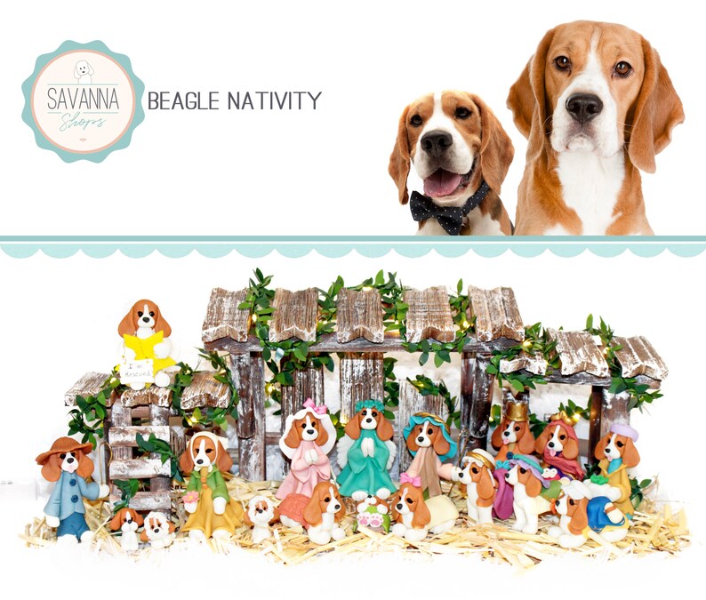 Dog Nativity Beagle Nativity Sets Etsy