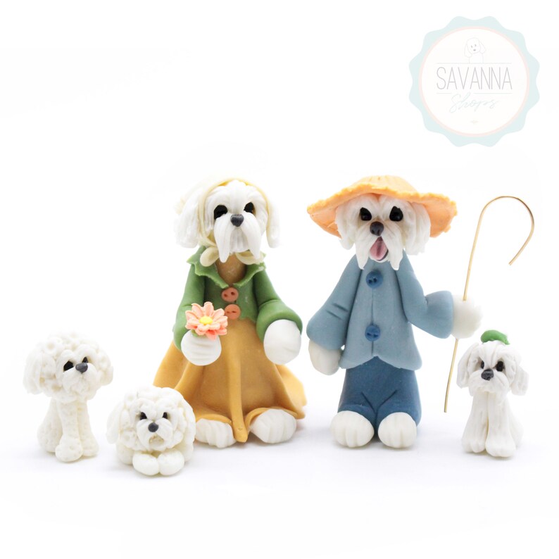 Dog Nativity Maltese Nativity sets Etsy
