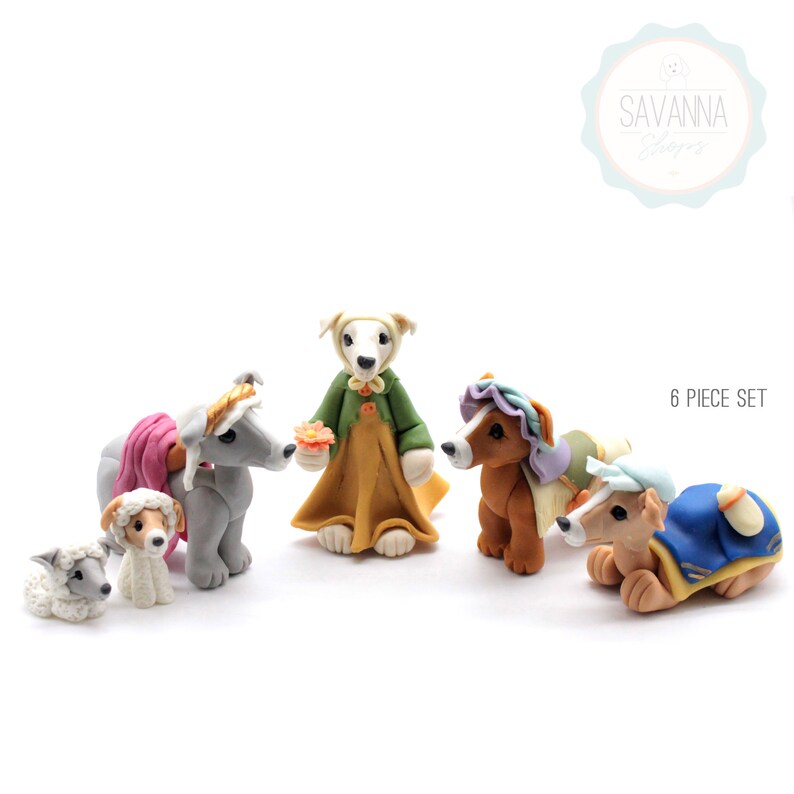 Dog Nativity Greyhound Nativity Sets Etsy