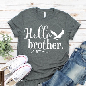 Hello Brother, Team Damon Shirt, Salvatore Brothers, Salvatore Since 1864, Vampire Fan Gift Idea
