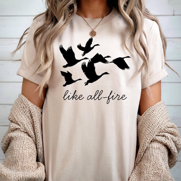 Like All-Fire, Book Club, Lenore Dove, Fan Gift Idea, Reaping Day Shirt, Sunrise Inspired Tee, District 12, Haymitch Shirt