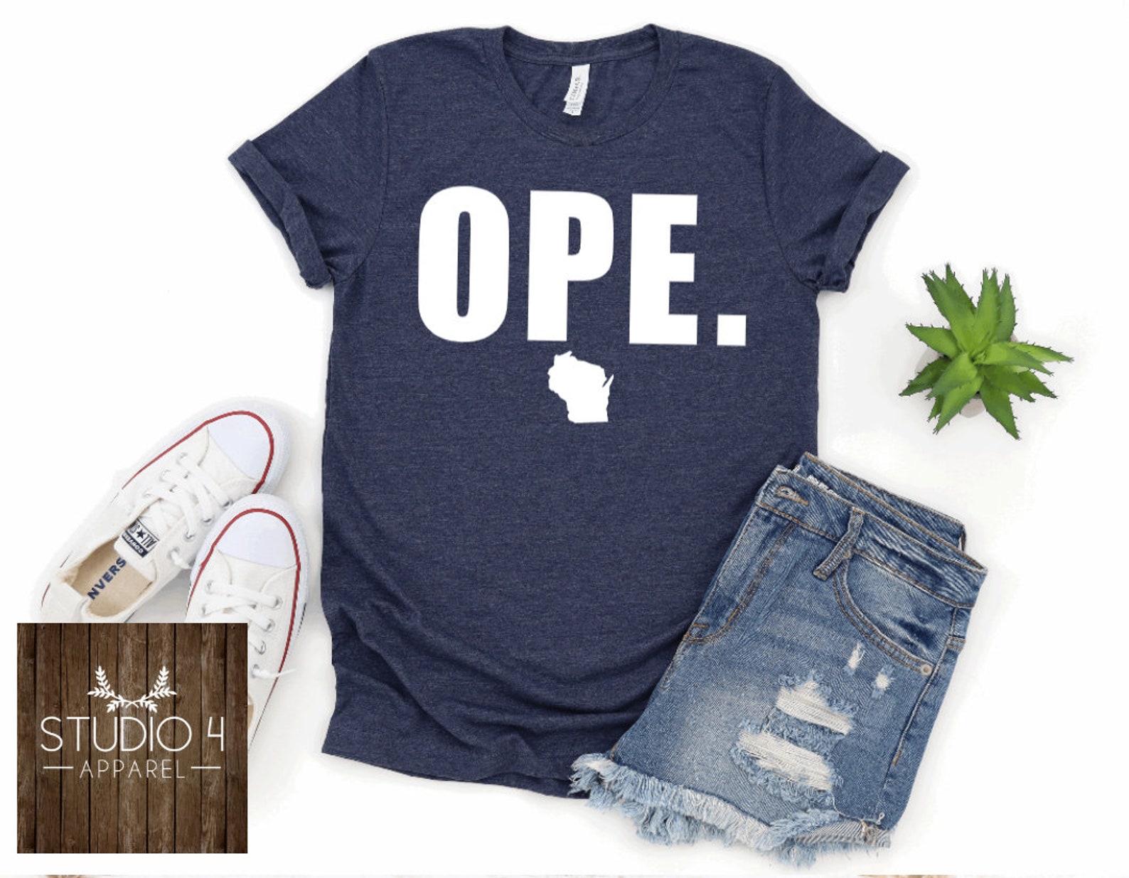 OPE Wisconsin Shirt State of Wisconsin Midwest OPE Shirt I | Etsy