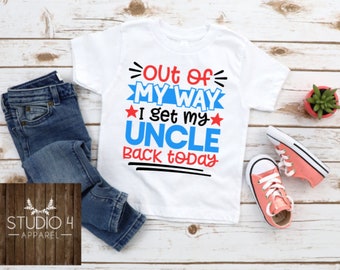 Welkom Thuis Oom Shirt, Out of My Way, I Get My Uncle Back Today, Military Homecoming Shirt, Soldier Homecoming Shirt, Deployment Shirt