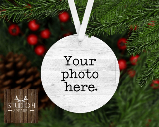 Custom Photo Ornament Kids School Photo Gift Design Your Own | Etsy
