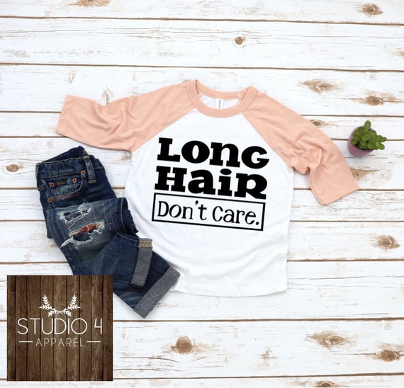 Funny Toddler Shirt Toddler Boys Shirt Long Hair Don T Etsy