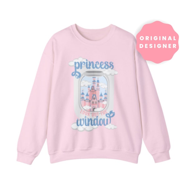 Castle in the Clouds Sweatshirt, Princess Look Out the Window Sweatshirt, Me a Princess Sweatshirt, Princess Diaries Sweatshirt