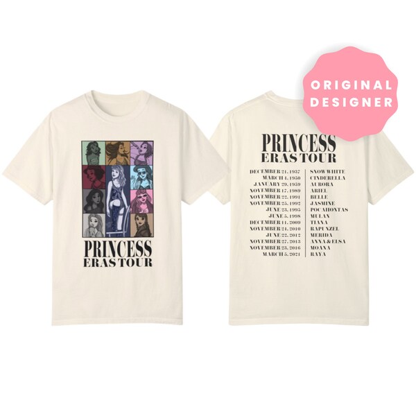 Princess Eras Tour 2.0 T-Shirt, The Eras Tour Shirt, Taylor Concert Shirt, Magic Kingdom Shirt, Magical Princess Tour Shirt