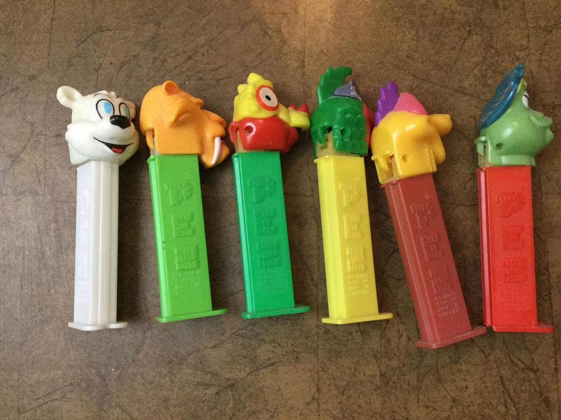 Lot Of 6 Creature/Dinosaur Pez Dispensers Pre-Owned Late | Etsy