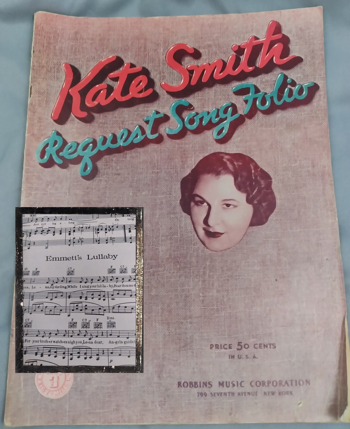 1939 Kate Smith Songbook Request Folio Piano/Vocal Etsy