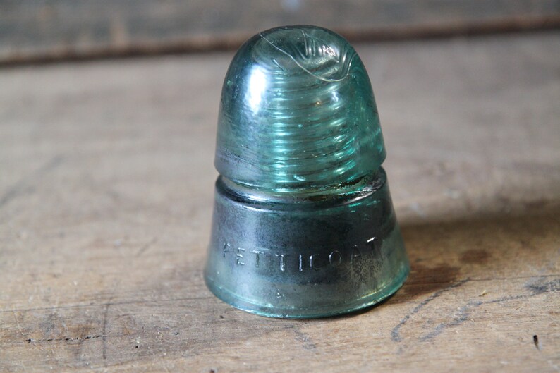 Hemingray Petticoat glass insulator telegraph insulator Etsy