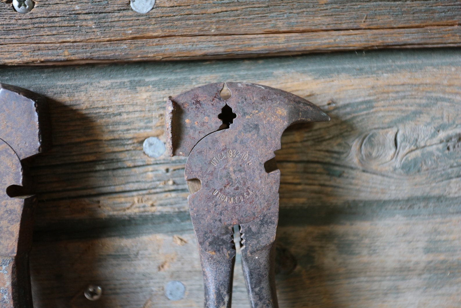 Vintage fence pliers vintage hand tools hammer/plier farm Etsy