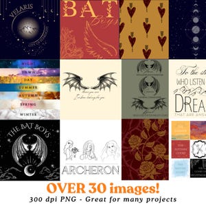 BUNDLE ACOTAR PNG Images, Fantasy book Png, Acotar Png, Smut png, Book Lover png, City of Starlight, Velaris, Acotar digital png, clipart