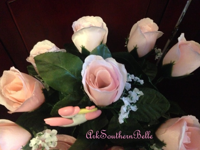 BABY GIRL FLORAL Arrangement Baby Girl Floral New Etsy