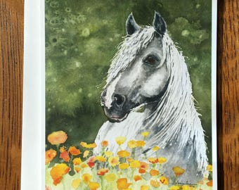 Serene in the Pasture Card