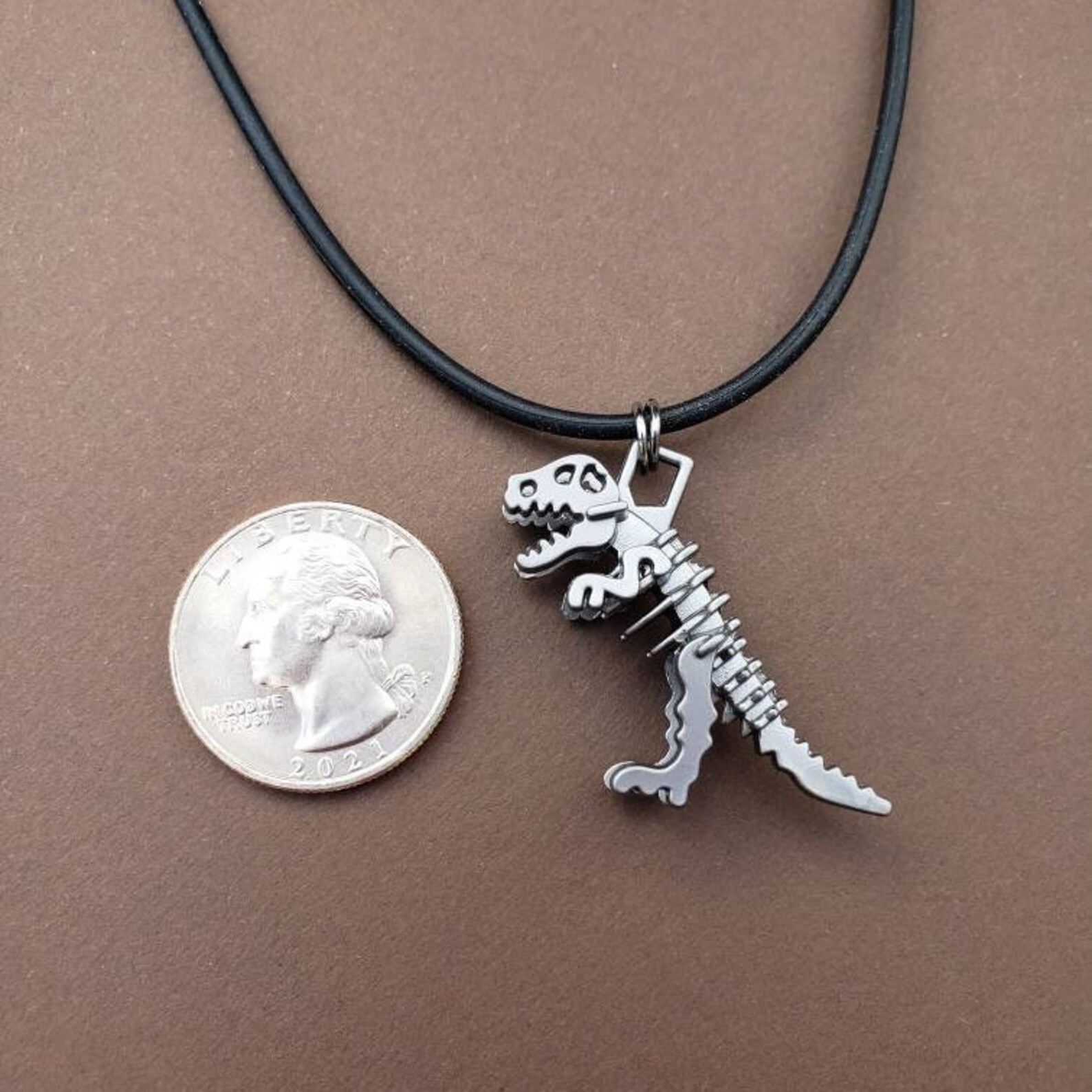 Dinosaur Necklace Kids for Boys for Girls Trex Necklace Etsy