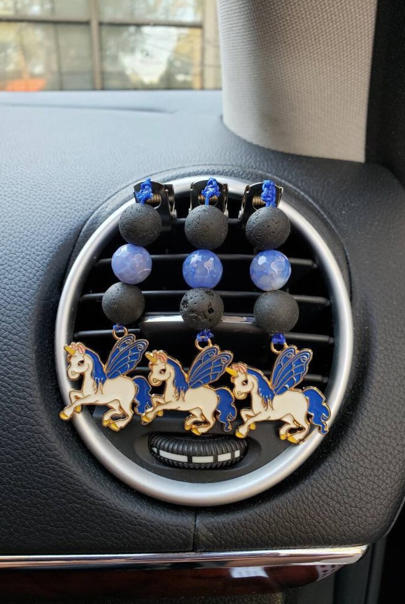 Oil diffuser car vent clip unicorn car accessories unicorn