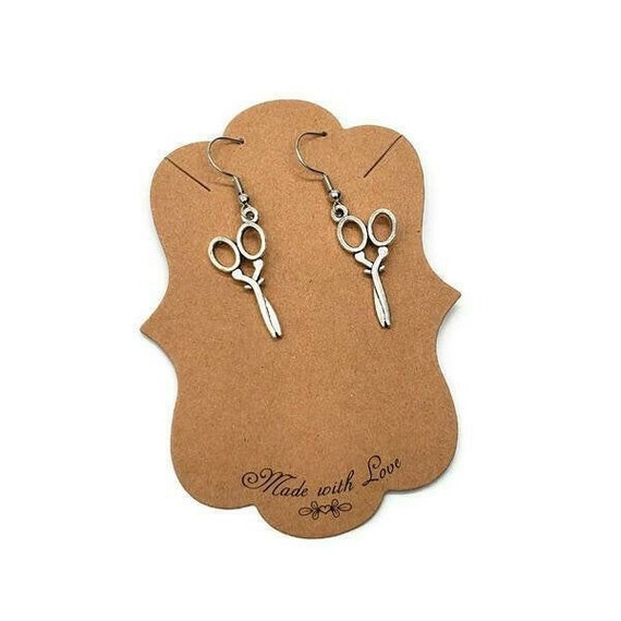 Hair Stylist Jewelry Hair Dresser Gift Scissor Earrings