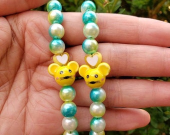 kindergarten bracelet, first day of school bracelet, back to school, for daughter, mommy and daughter, mom and girl bracelet, rat bracelet