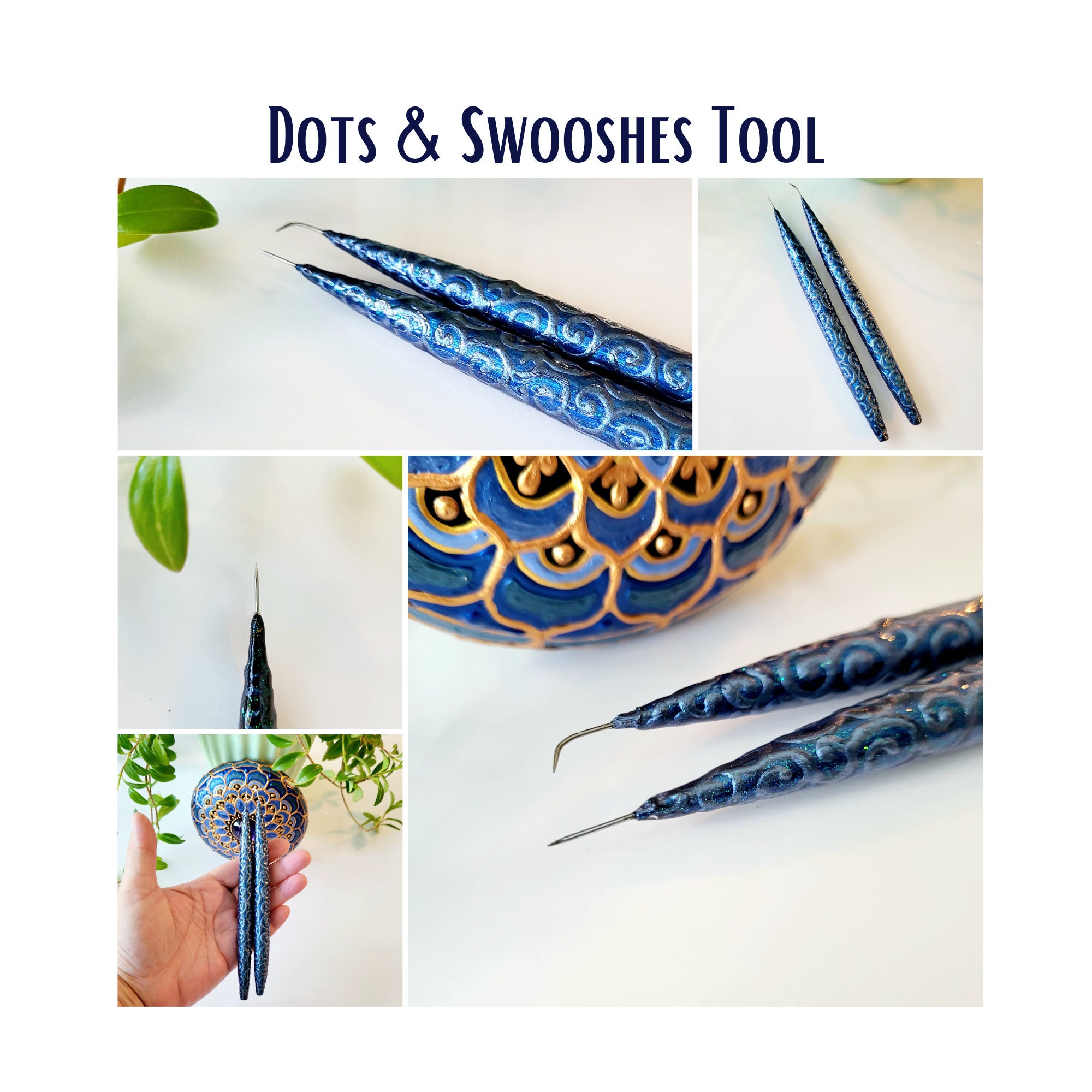 Dotting Tool for Swooshes Dotting Brush for Swooshes Dot 