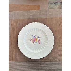 Vintage Copeland Spode Ann Hathaway Jewel Salad Plate Roses Floral