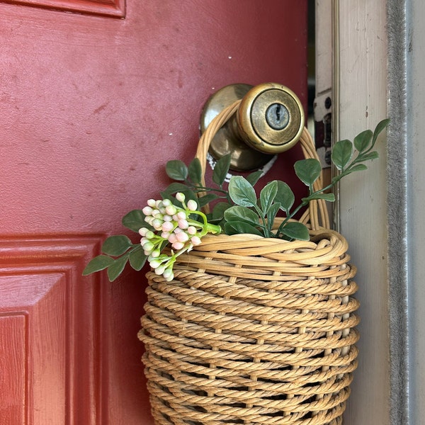 Door Knob Basket Etsy