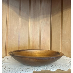 Vintage Handcrafted Oval Rustic Wooden Bowl Serving Decorative Home DecorVintage Handcrafted Rustic Oval Wooden Serving Bowl