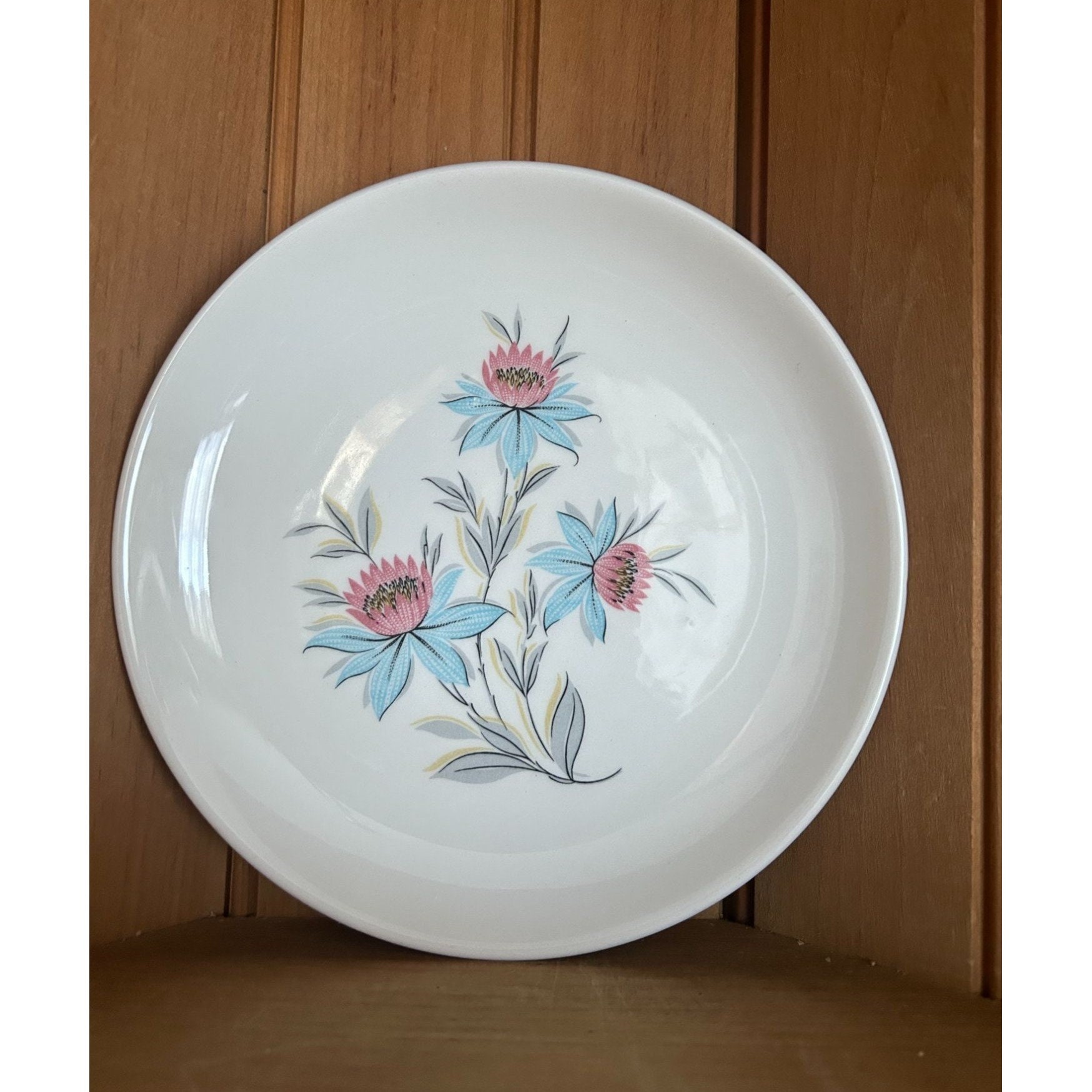 Blue Thistle Plate - Etsy