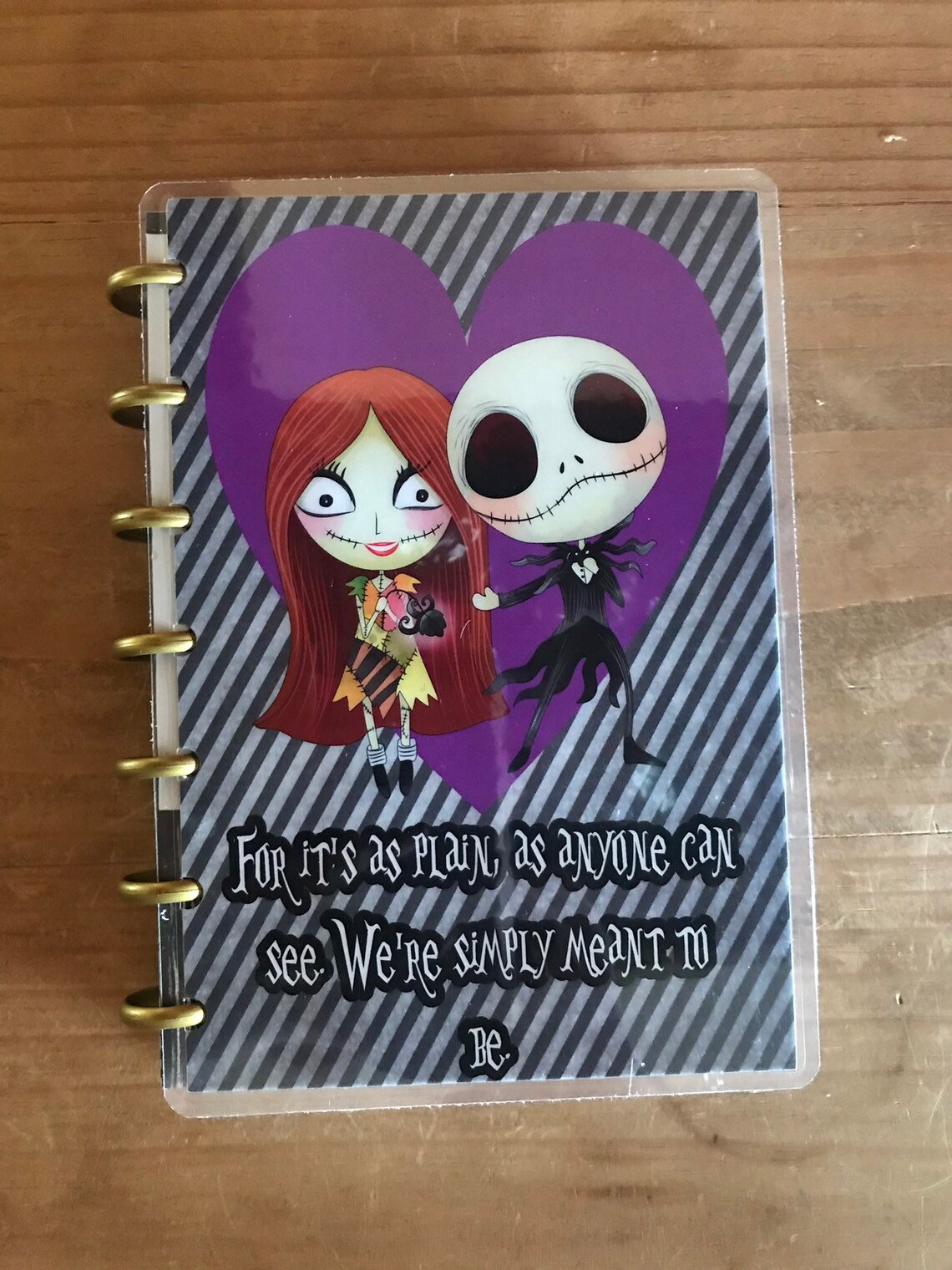 Nightmare before Christmas Happy planner covers. Planner Etsy