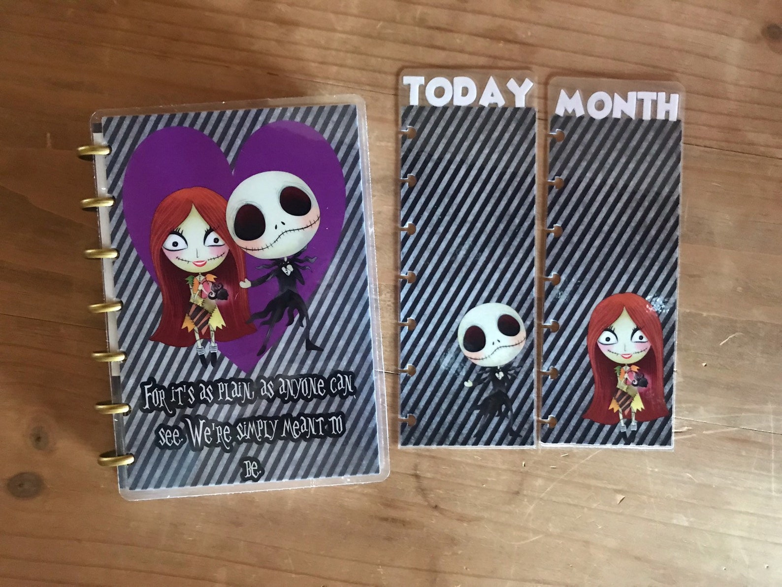 Nightmare Before Christmas Happy Planner Covers. Planner Etsy