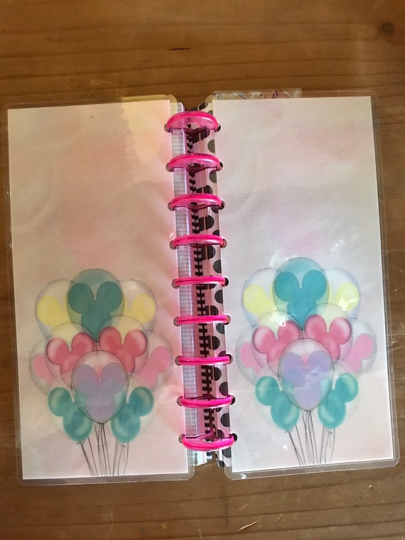Disney ballons Happy Planner covers. Interchangeable covers. | Etsy