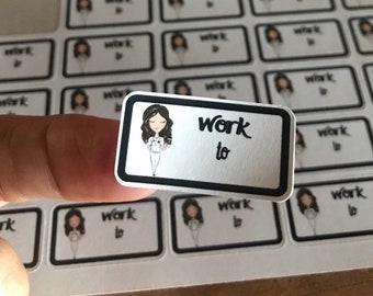 Nurse work stickers. Nursing stickers. Functional planner stickers. Work, staff meeting and education day reminders