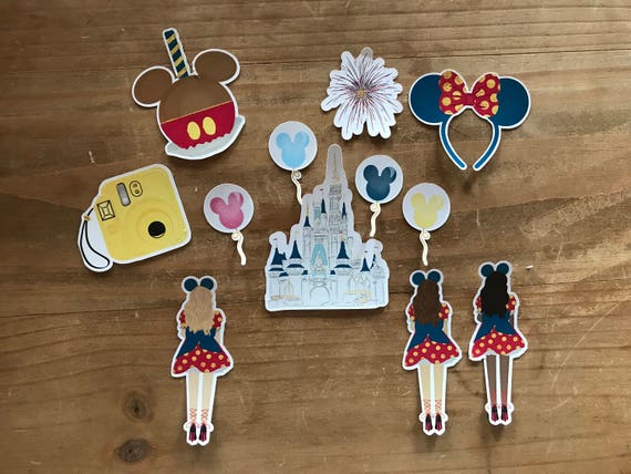 Disney Inspired Die Cuts, Stickers. Perfect Size for Decorating a  Scrapbook, Memory Book, Planner or Pary Decorations. 