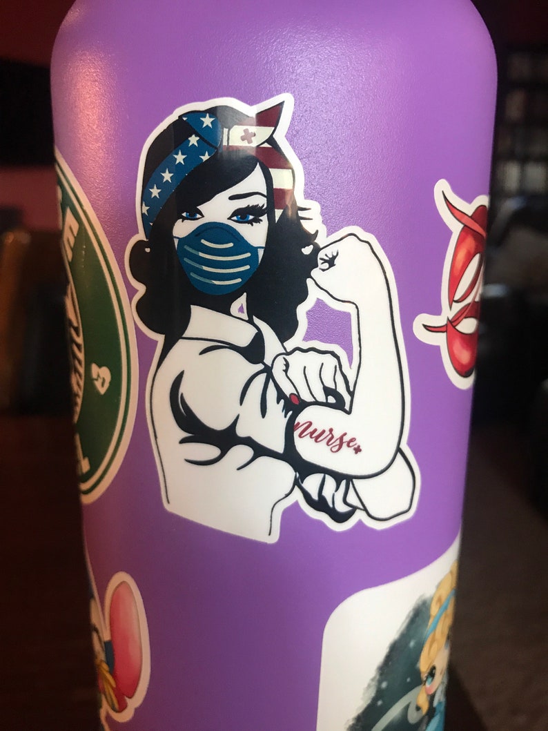 Nurse Girl Die Cuts and Stickers. Available in or Etsy